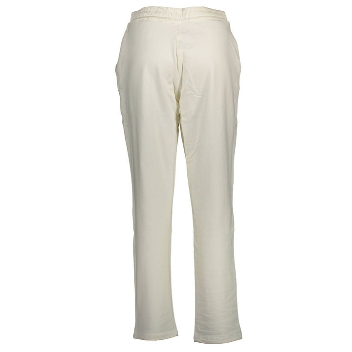 U.S. POLO ASSN. White Cotton Women's Trouser