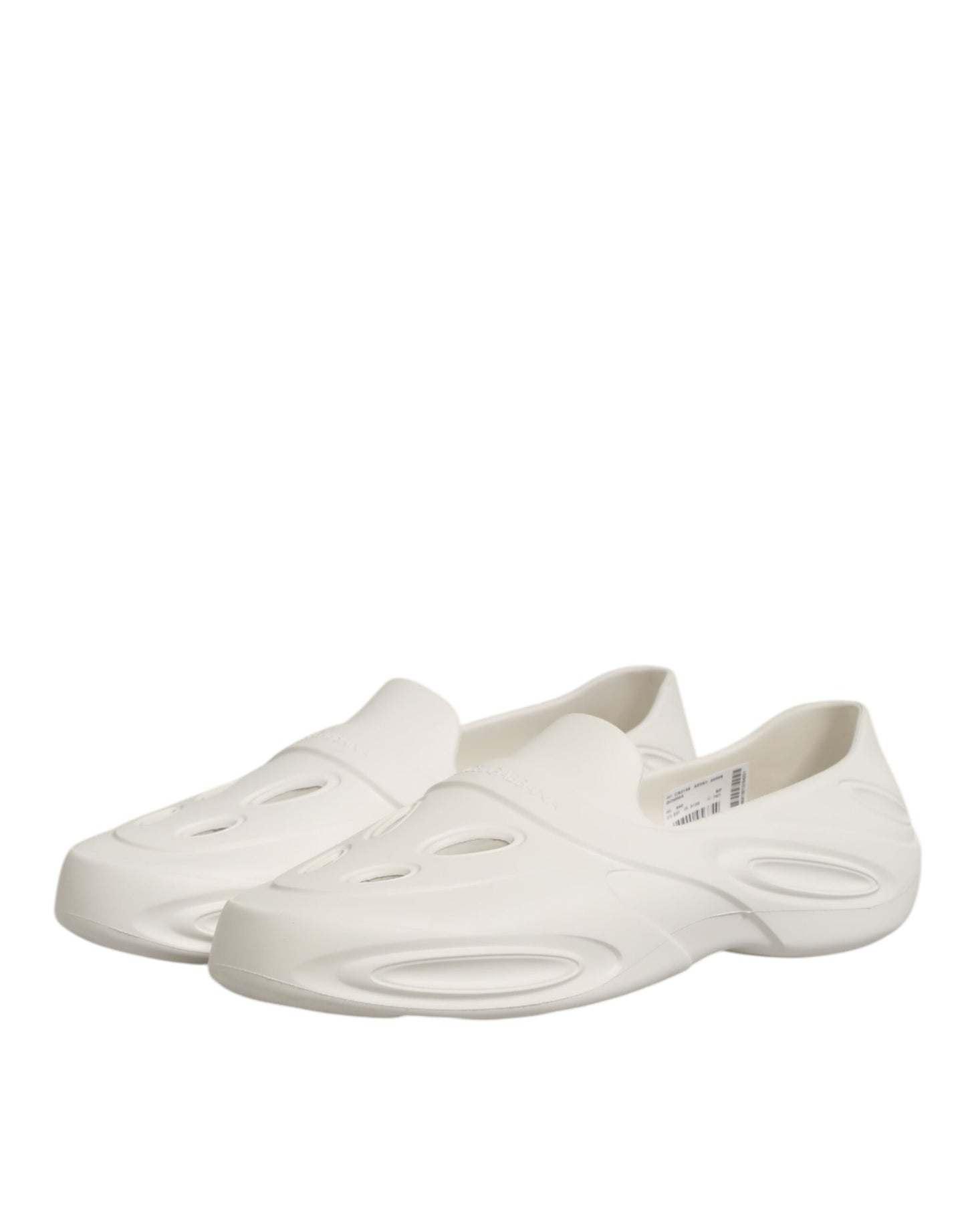 Chaussures Baskets Basses Dolce & Gabbana en Caoutchouc Blanc