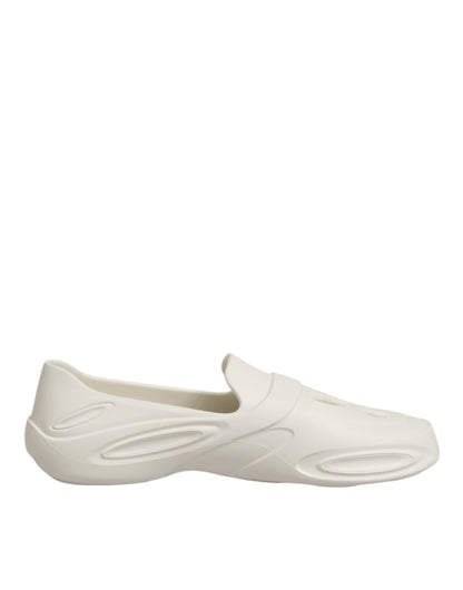 Chaussures Baskets Basses Dolce & Gabbana en Caoutchouc Blanc