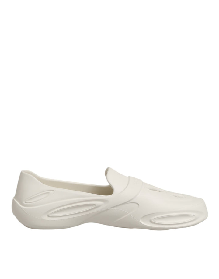 Chaussures Baskets Basses Dolce & Gabbana en Caoutchouc Blanc
