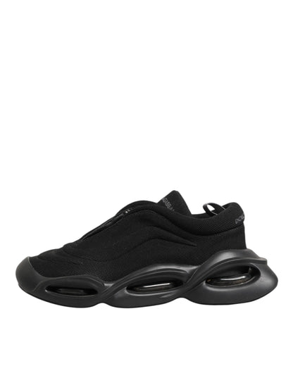 Chaussures homme basses Dolce & Gabbana Wave à lacets noires