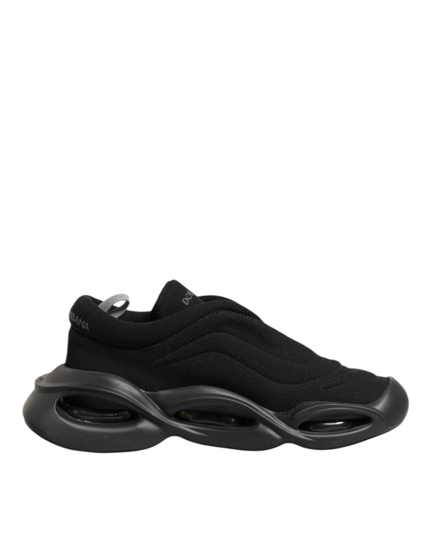 Chaussures homme basses Dolce & Gabbana Wave à lacets noires
