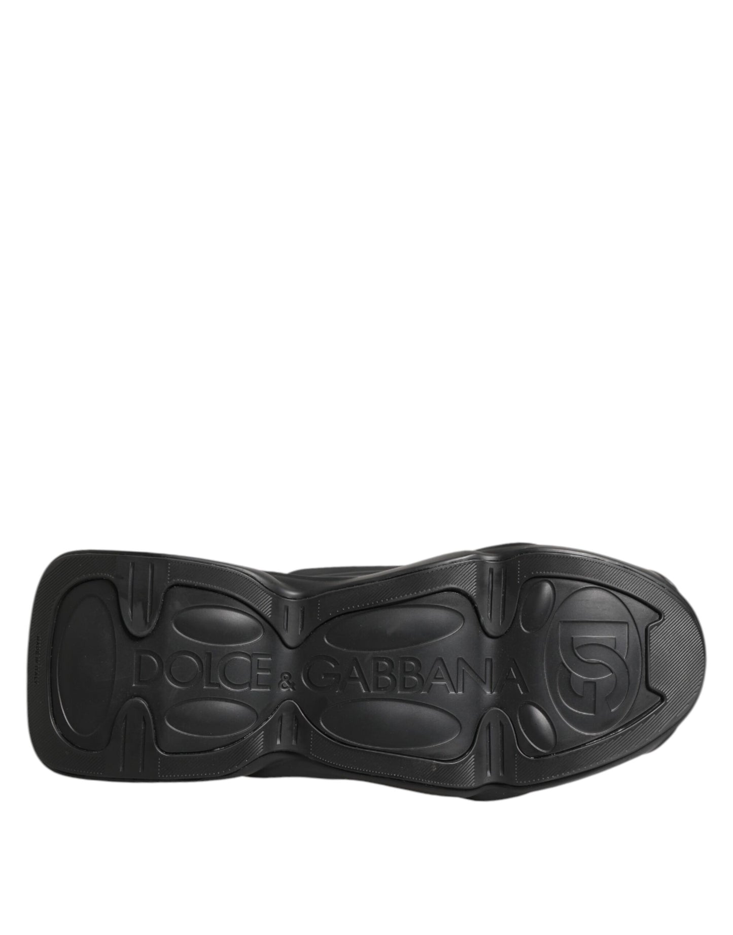 Chaussures homme basses Dolce & Gabbana Wave à lacets noires