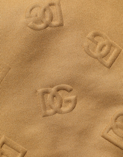 Shorts Cargo Bermudes Dolce & Gabbana Marron Coton Stretch Logo