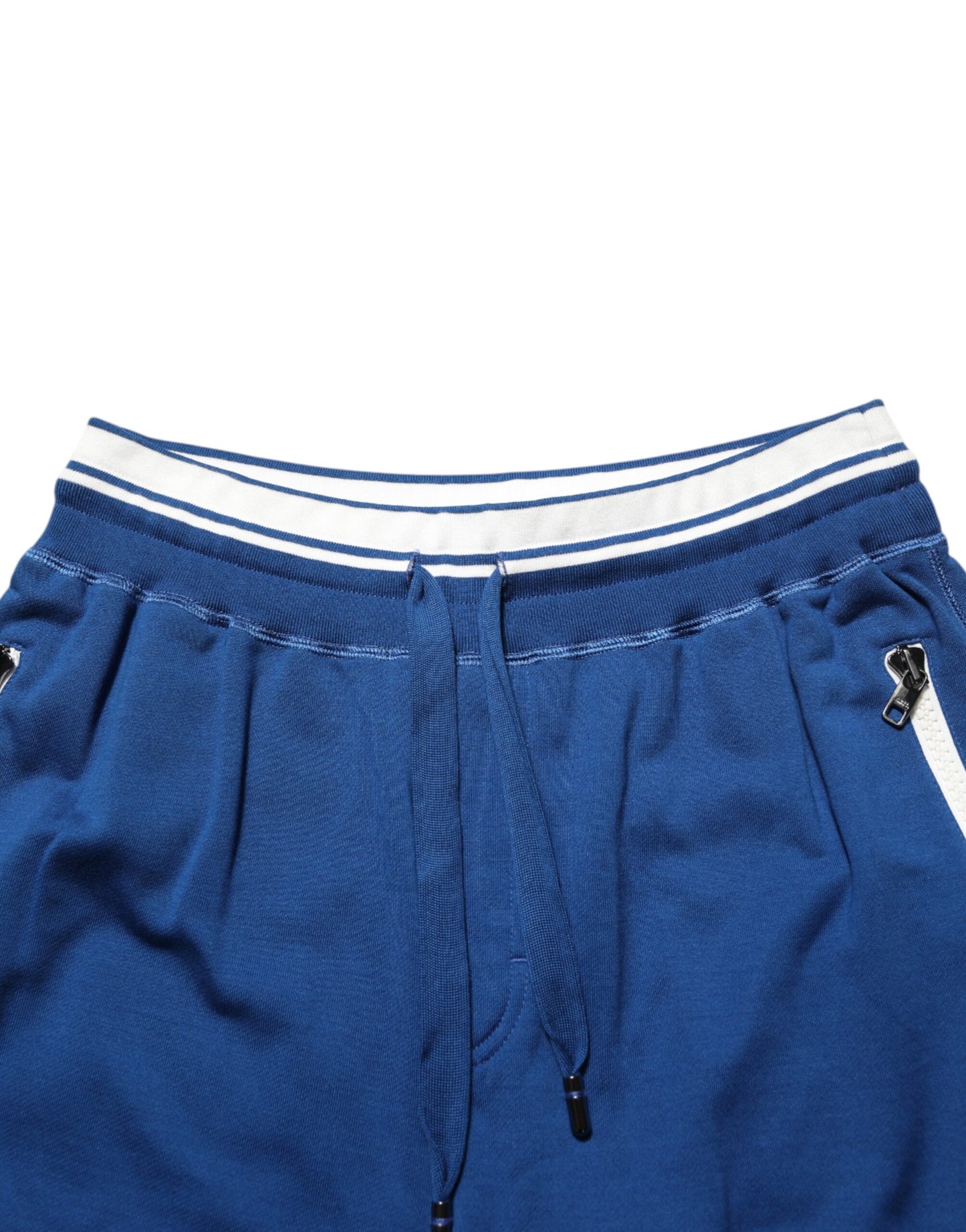 Pantalones cortos tipo bermuda de mezcla de algodón azul de Dolce & Gabbana