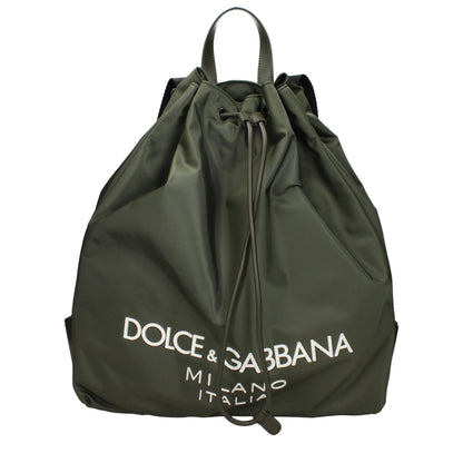 Dolce & Gabbana Green Nylon Backpack