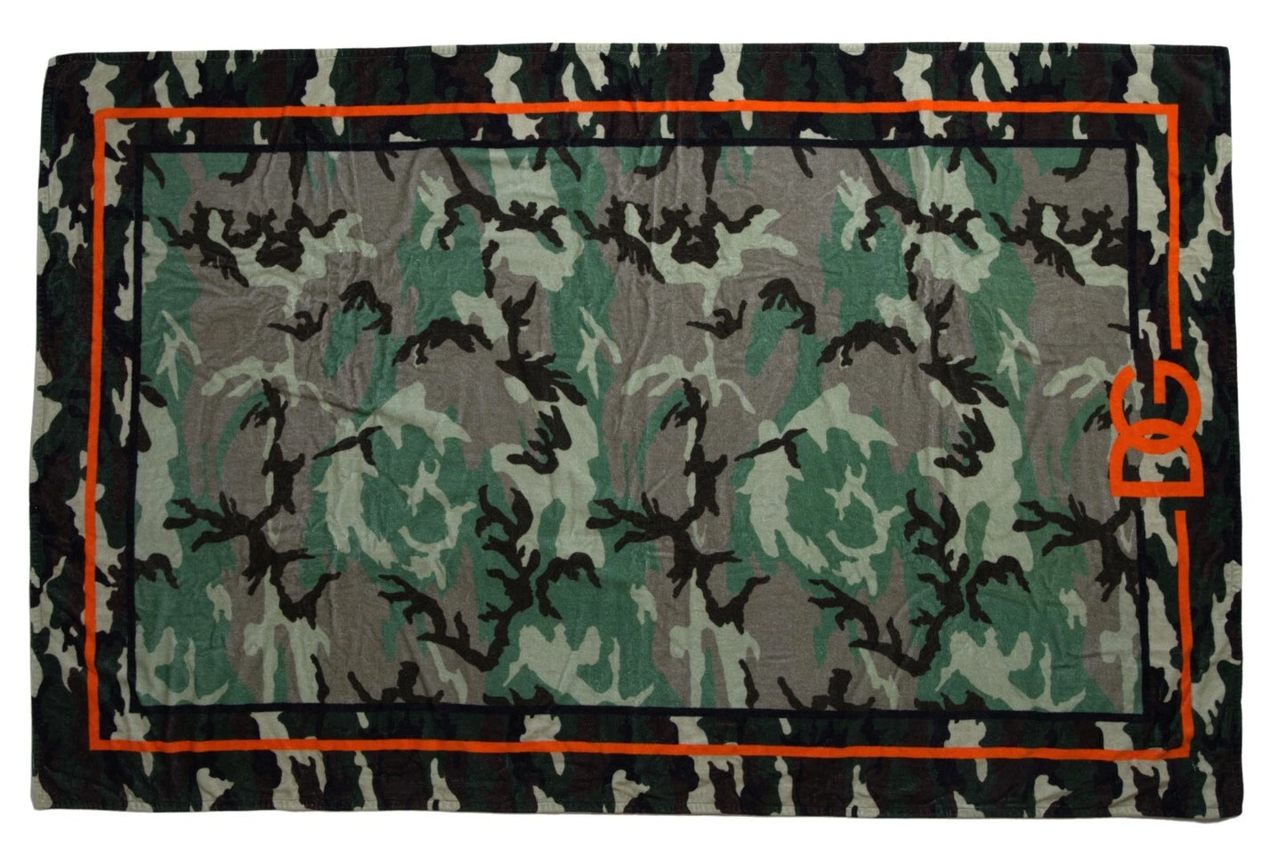 Châle écharpe enveloppant en coton imprimé multicolore Dolce & Gabbana