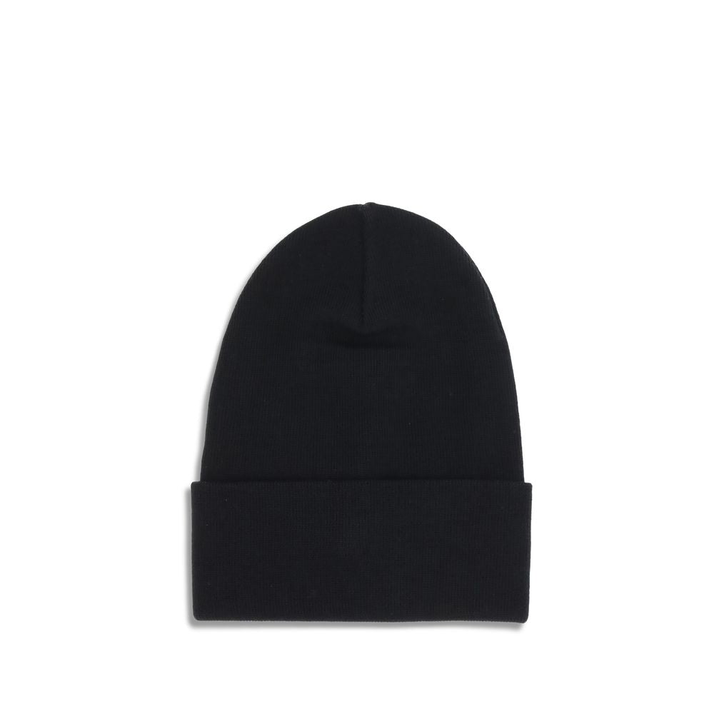 Bonnet Moncler Grenoble en polaire et laine noire