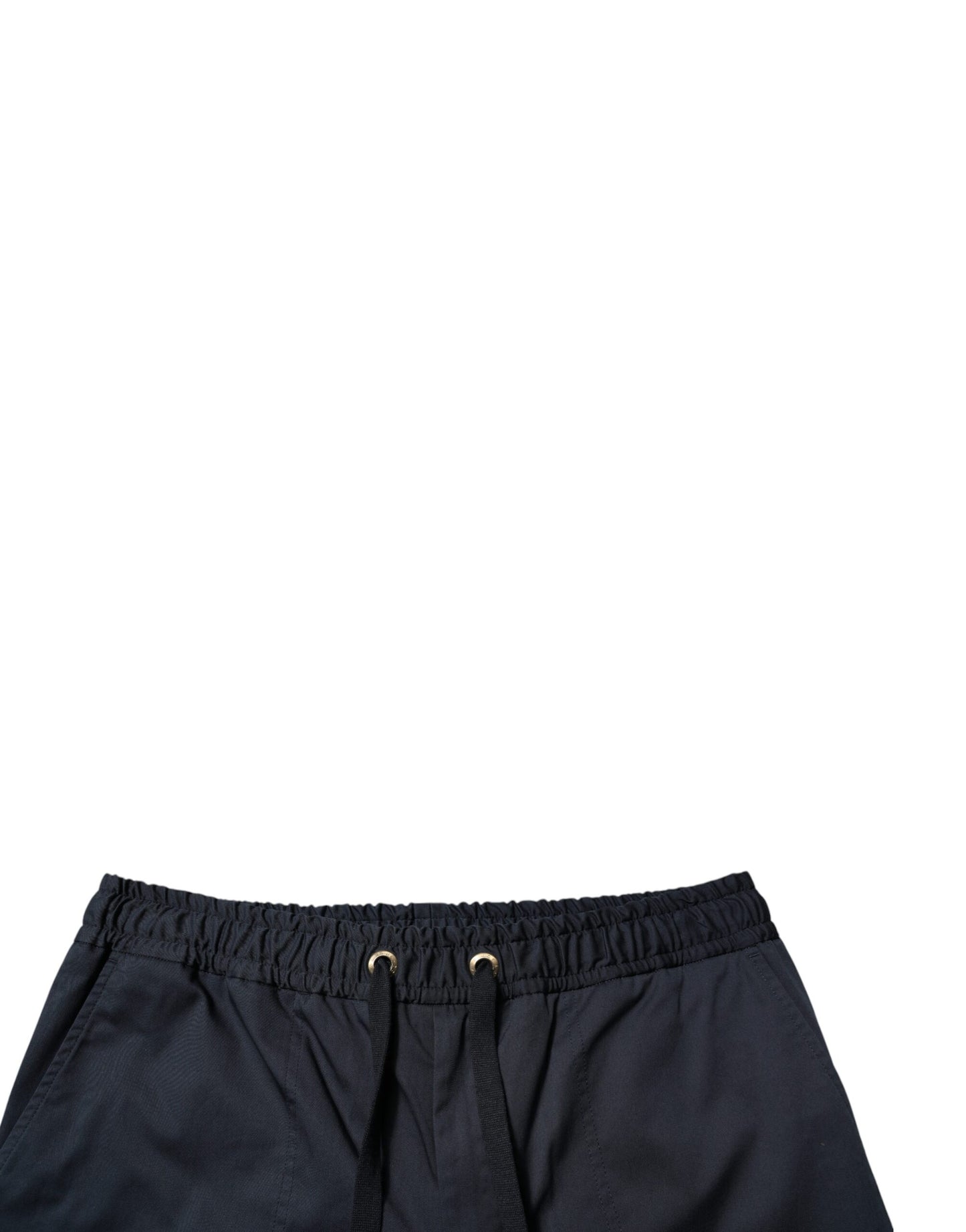 Pantalones Cortos Tipo Bermuda de Hombre de Algodón Elástico Azul Marino Dolce & Gabbana