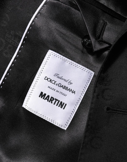 Chaqueta de Traje Blazer Dolce & Gabbana Negra MARTINI 2 Botones