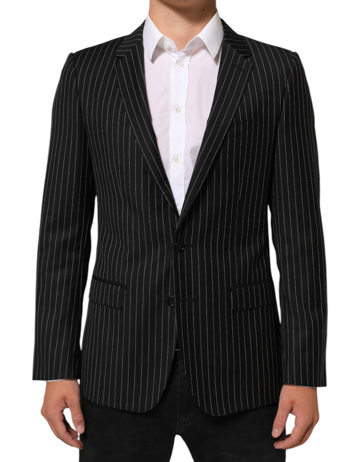 Blazer de traje de 1 botón MARTINI de Dolce & Gabbana con rayas negras