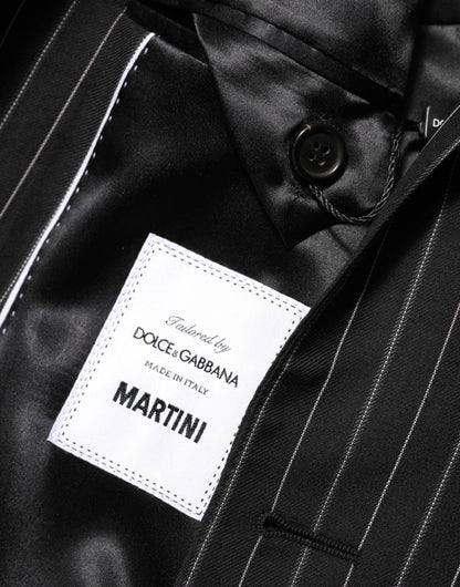Blazer de traje de 1 botón MARTINI de Dolce & Gabbana con rayas negras