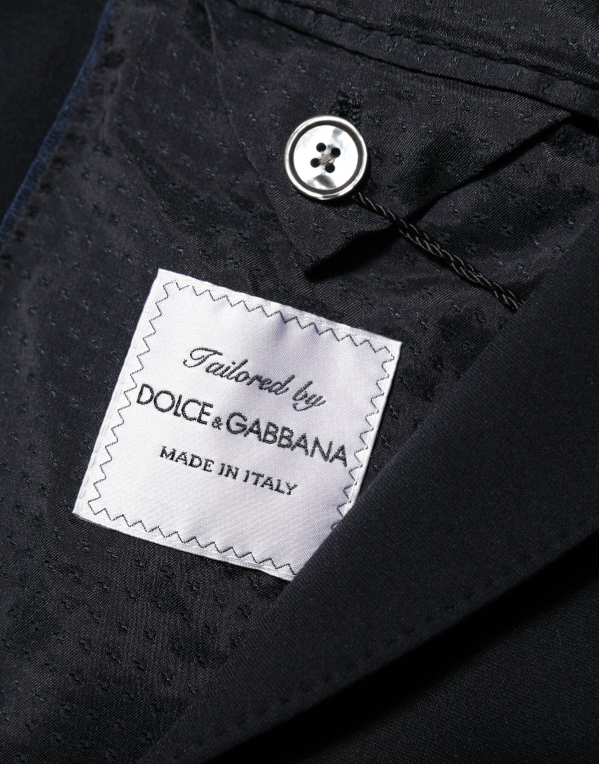 Chaqueta de Traje Blazer Dolce & Gabbana Negra de Viscosa con 2 Botones
