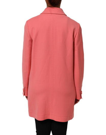 Gabardina rosa abotonada Dolce & Gabbana