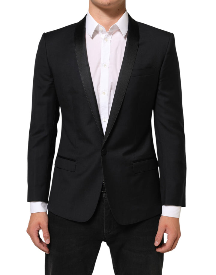 Dolce & Gabbana Americana de Traje con 1 Botón Negra y DORADA para Hombre