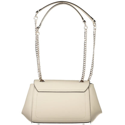 Guess Jeans Bianco Poliuretano Woman Handbag