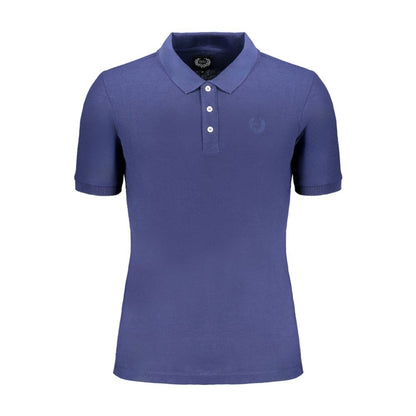 Gianmarco Venturi Blue Cotton Men's Polo Shirt