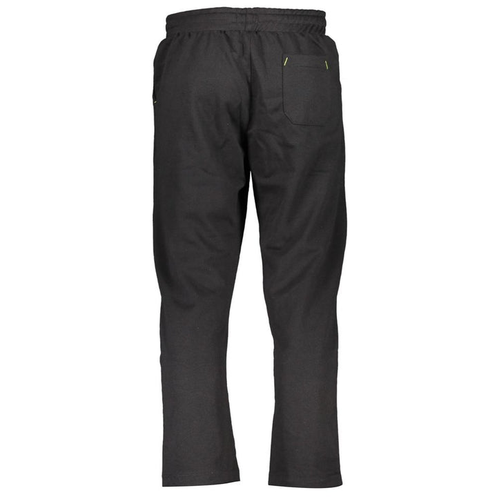 Gianmarco Venturi Black Cotton Men's Sweatpant