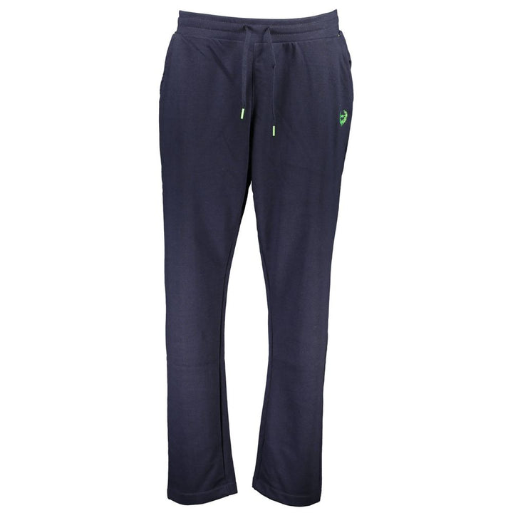 Gianmarco Venturi Blue Cotton Men's Sweatpant