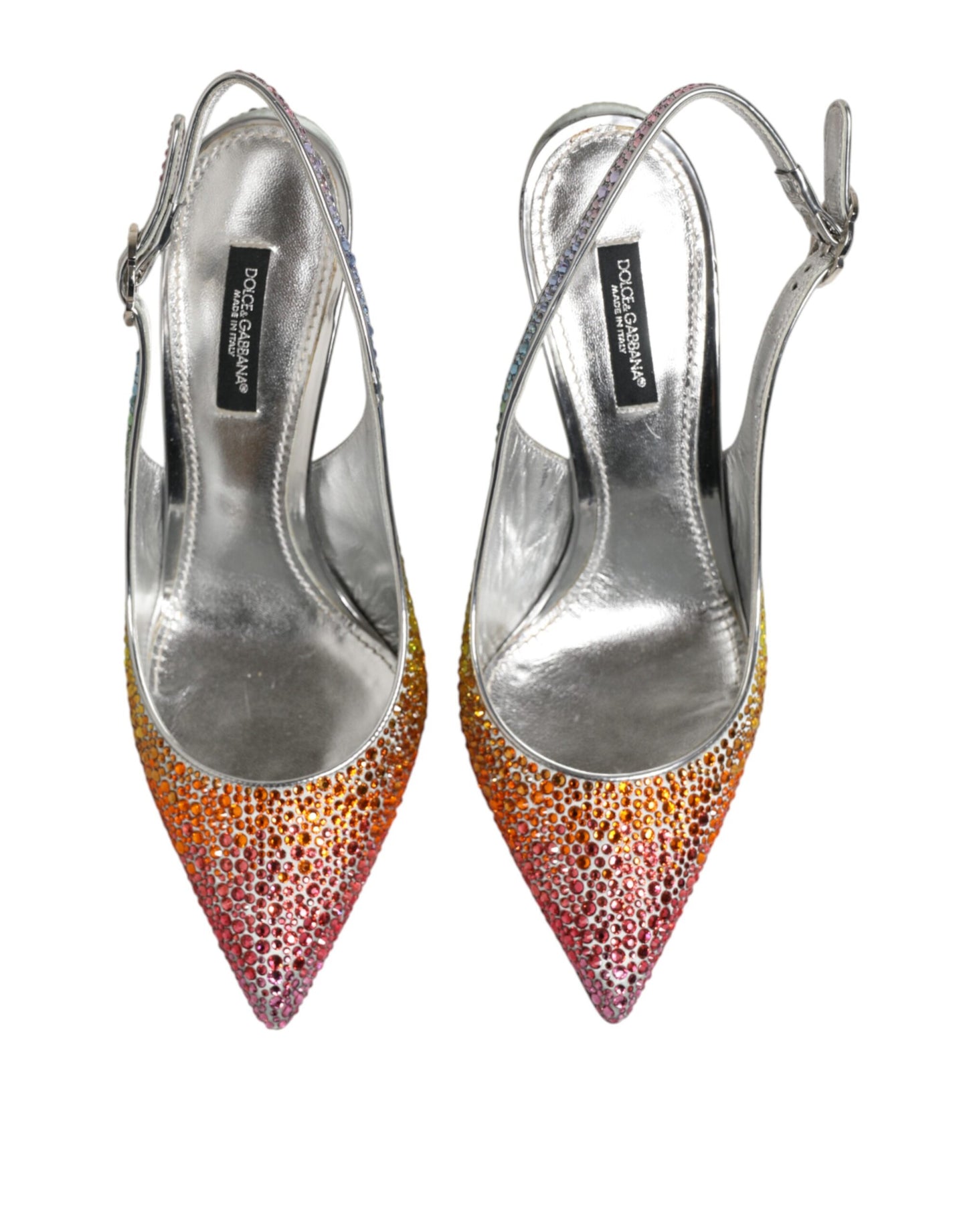 Zapatos de salón Dolce & Gabbana con tira en el talón y lentejuelas multicolor