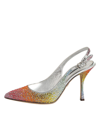 Zapatos de salón Dolce & Gabbana con tira en el talón y lentejuelas multicolor