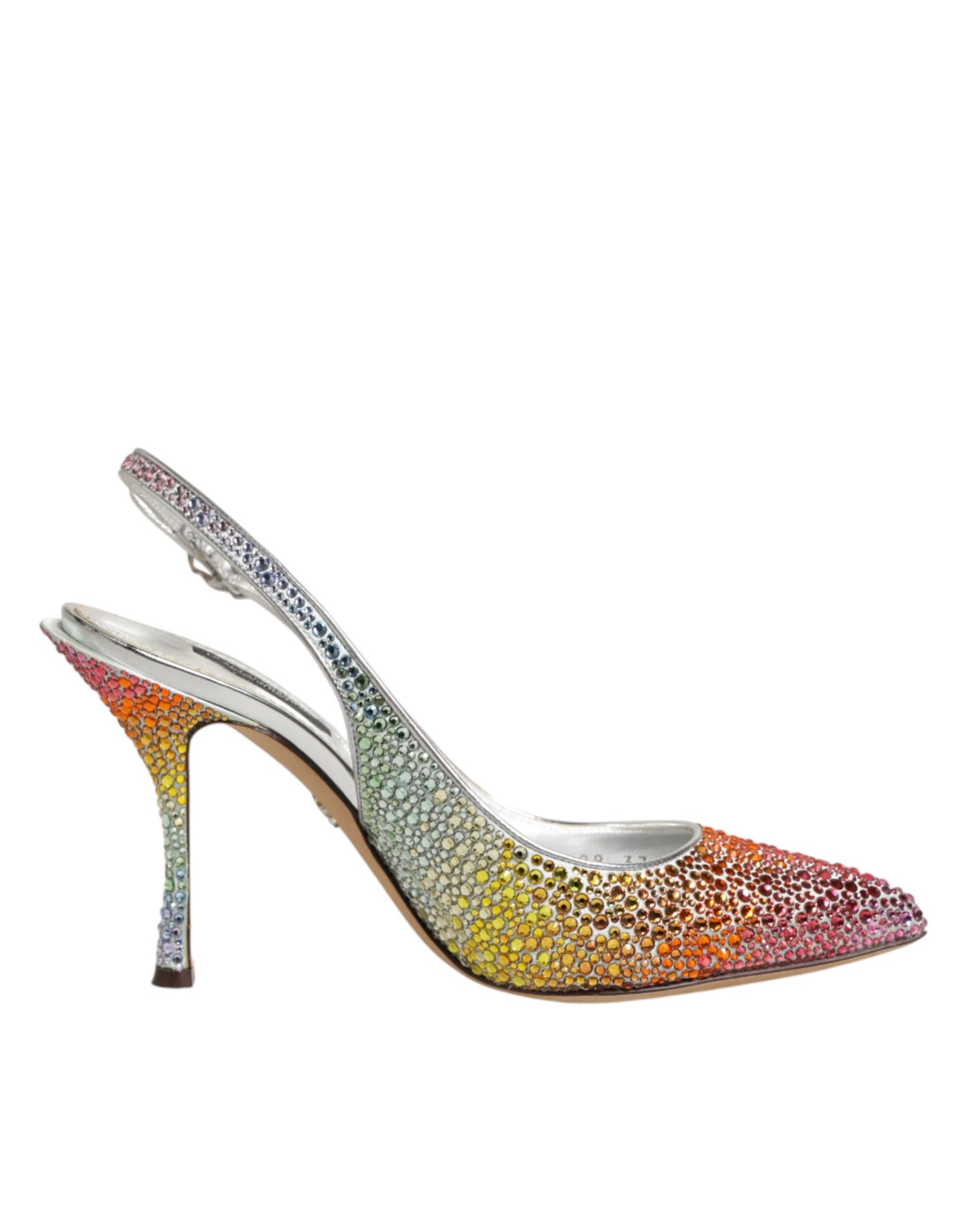 Zapatos de salón Dolce & Gabbana con tira en el talón y lentejuelas multicolor