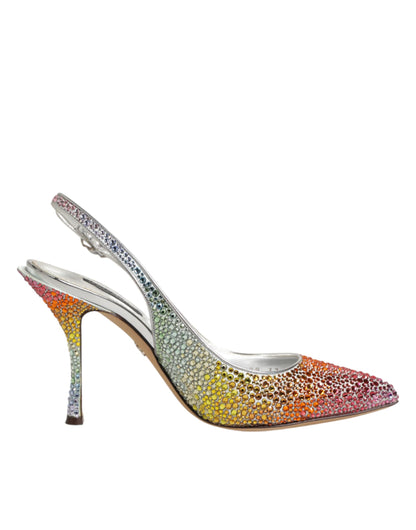 Zapatos de salón Dolce & Gabbana con tira en el talón y lentejuelas multicolor