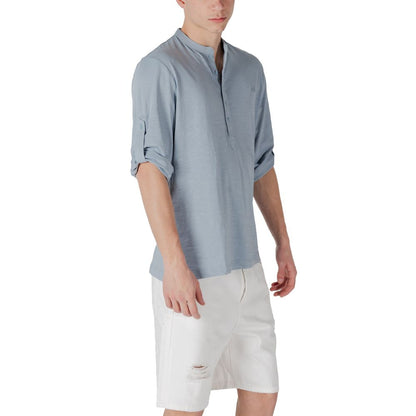 Antony Morato Blue Denim Shirt