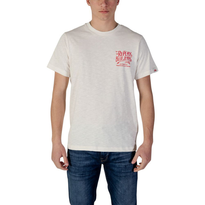 Replay Cream Cotton Sportswear
