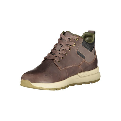 Lumberjack Marrone Leather Men Ankle Boot