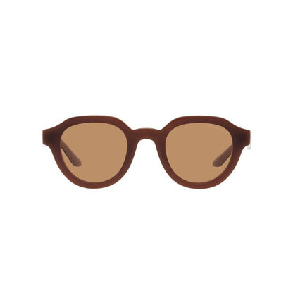 Giorgio Armani Brown Acetate Sunglasses