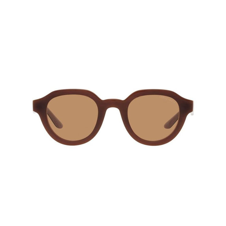 Giorgio Armani Brown Acetate Sunglasses