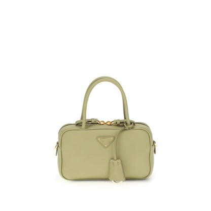 Bolso de mano Prada Bicolor en piel de becerro Bos Taurus
