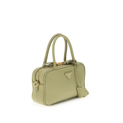 Bolso de mano Prada Bicolor en piel de becerro Bos Taurus