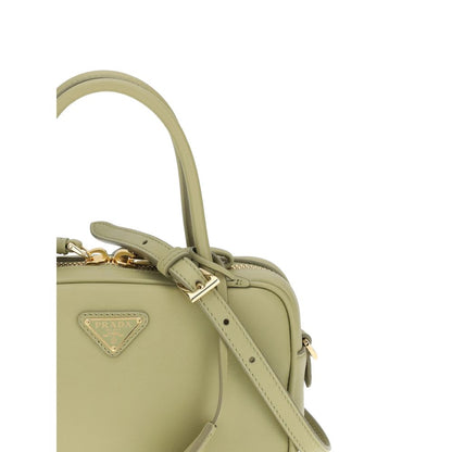 Bolso de mano Prada Bicolor en piel de becerro Bos Taurus