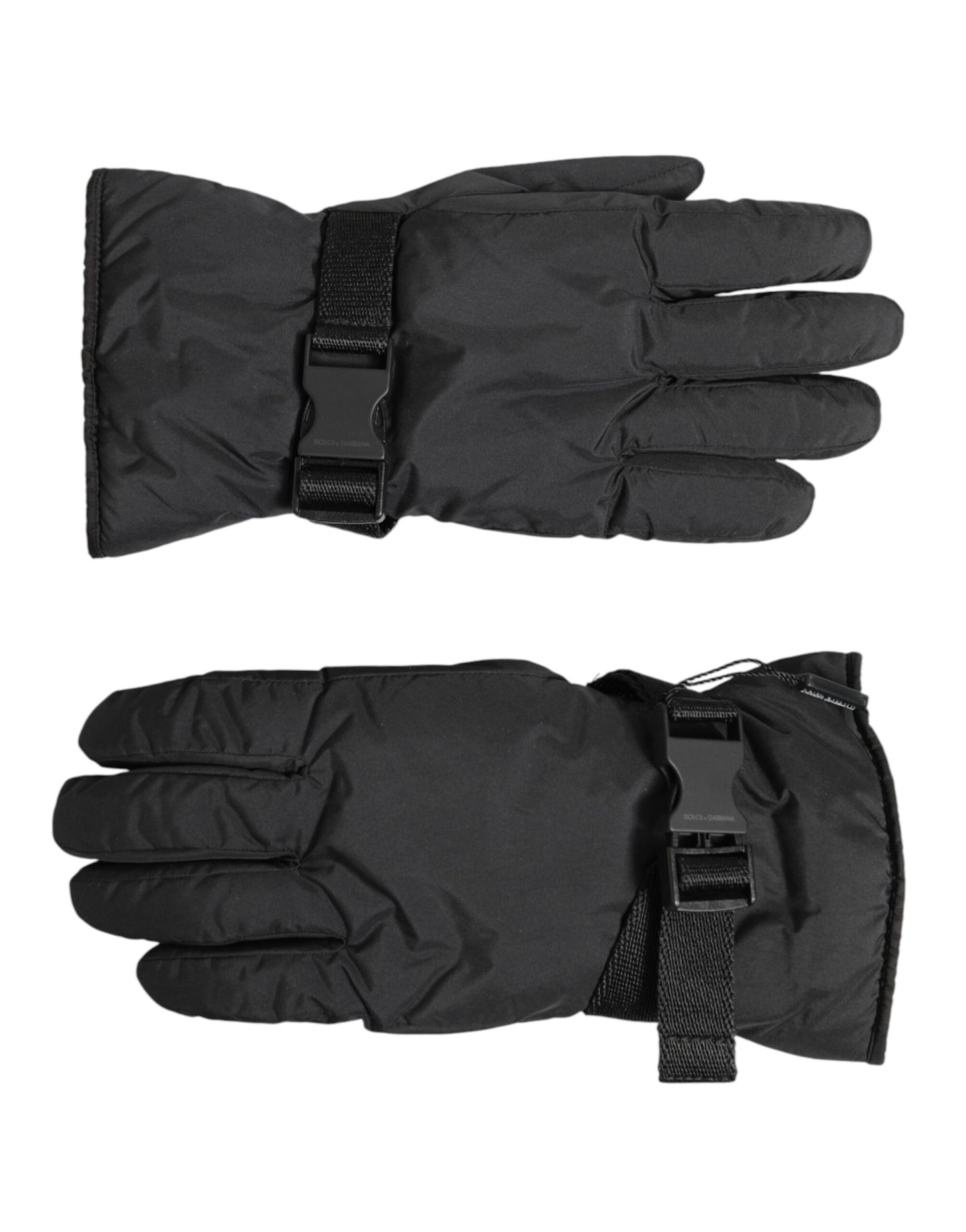 Guantes Cortavientos, Térmicos y Antideslizantes Negros Dolce & Gabbana para Esquí/Invierno