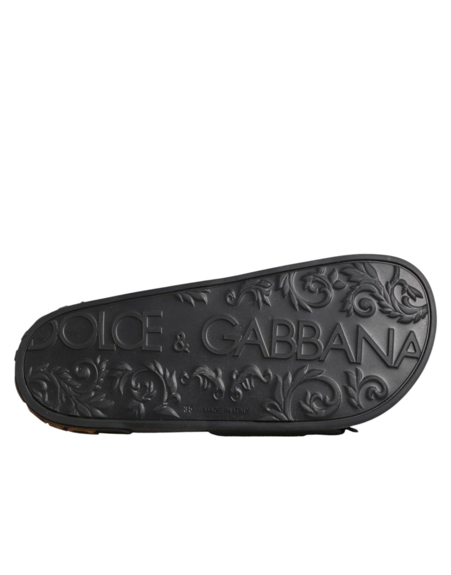 Zapatos de tacón Dolce & Gabbana negros con lazo y logotipo devoción