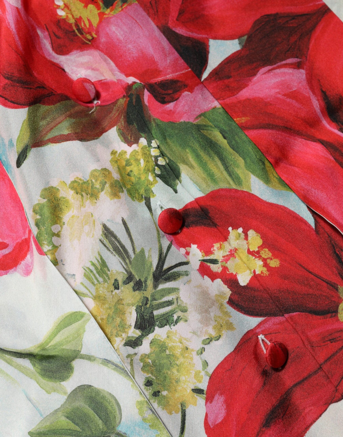 Blusa de manga larga floral multicolor Dolce & Gabbana
