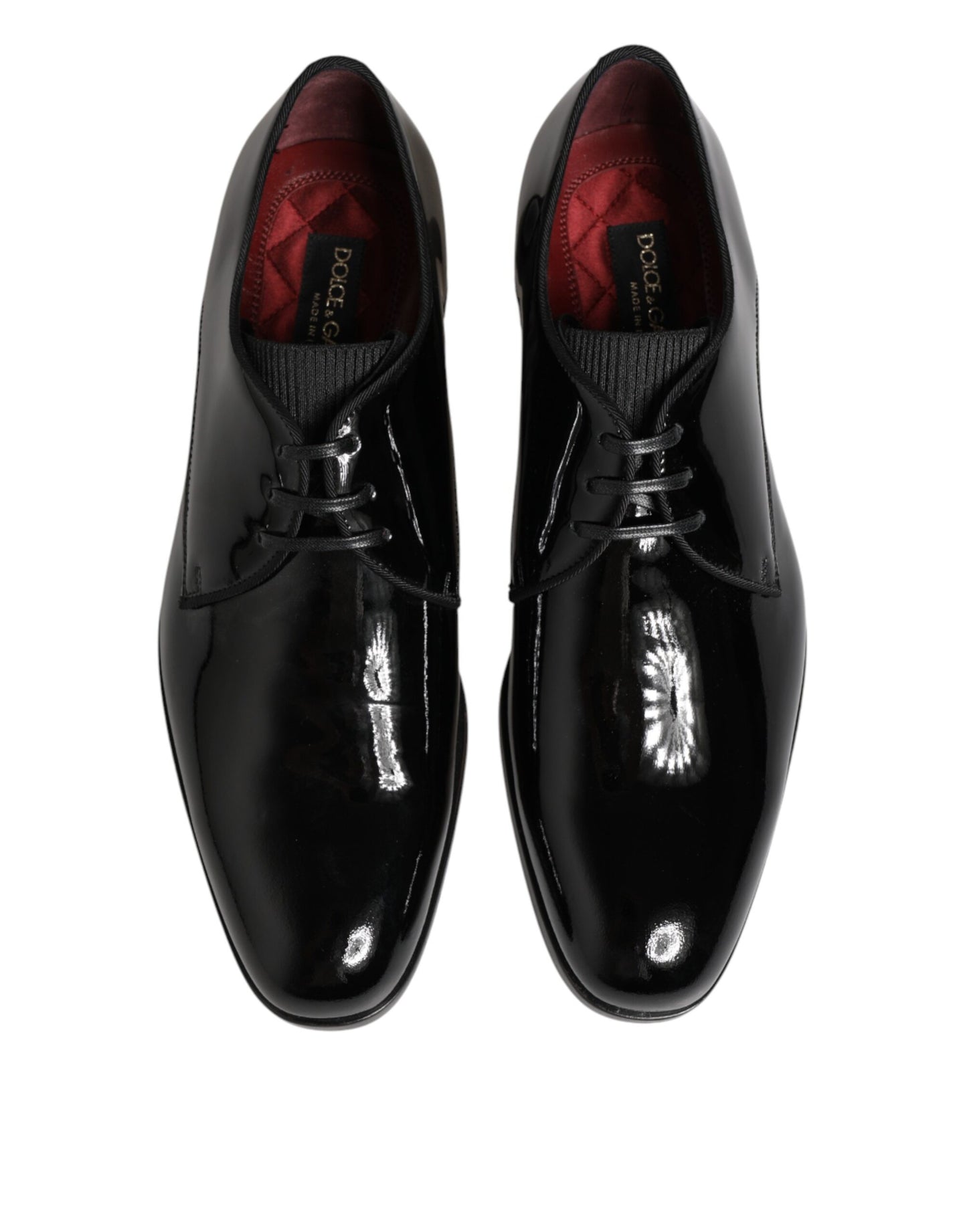 Zapatos de vestir tipo derby Dolce & Gabbana de piel de becerro negra
