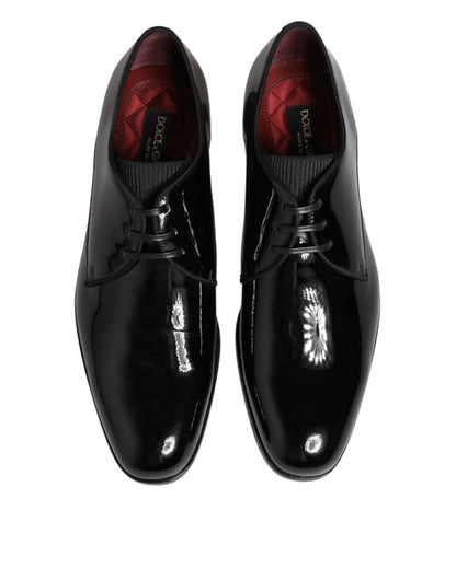 Zapatos de vestir tipo derby Dolce & Gabbana de piel de becerro negra