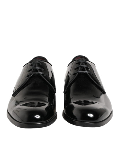 Zapatos de vestir tipo derby Dolce & Gabbana de piel de becerro negra