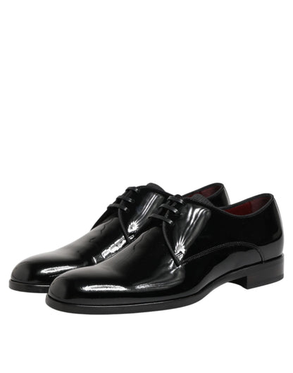 Zapatos de vestir tipo derby Dolce & Gabbana de piel de becerro negra