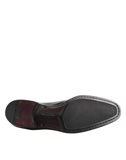 Zapatos de vestir tipo derby Dolce & Gabbana de piel de becerro negra