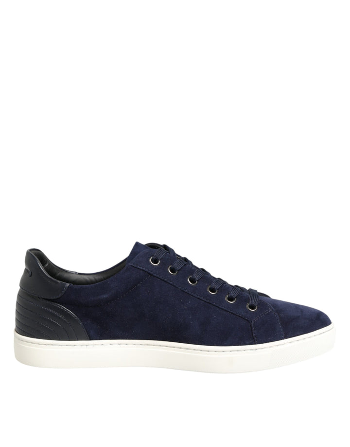 Zapatillas bajas Dolce & Gabbana de cuero y ante azules