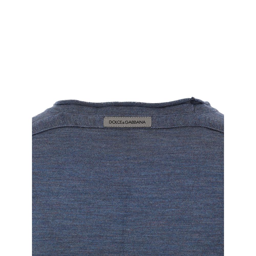 Sudadera de seda azul de Dolce & Gabbana