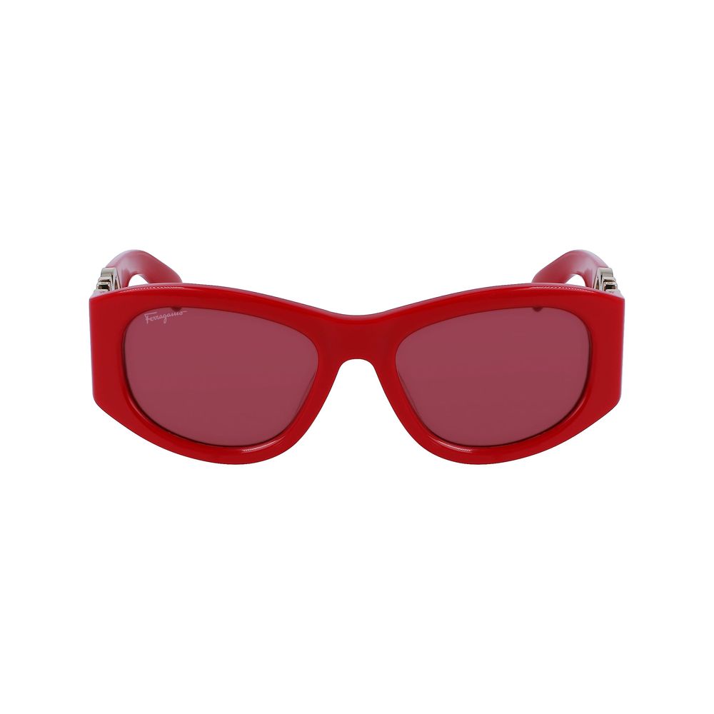 Ferragamo Multicolor Acetate Sunglasses