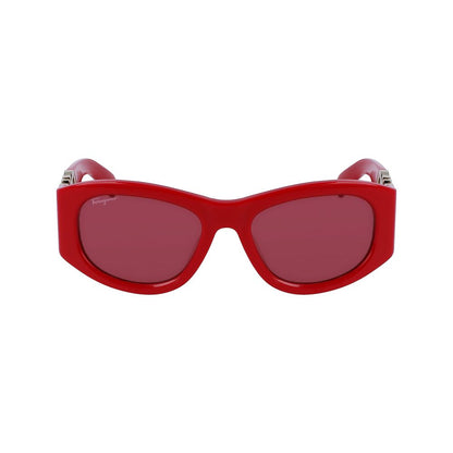 Ferragamo Multicolor Acetate Sunglasses