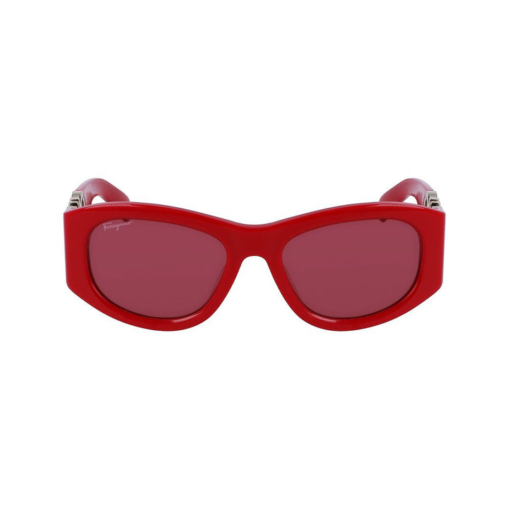 Ferragamo Multicolor Acetate Sunglasses