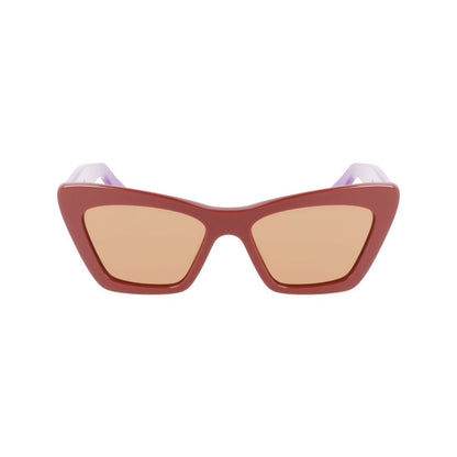 Ferragamo Brown Acetate Sunglasses