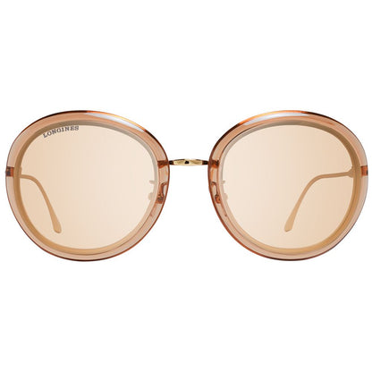 Longines Brown Metal Sunglasses